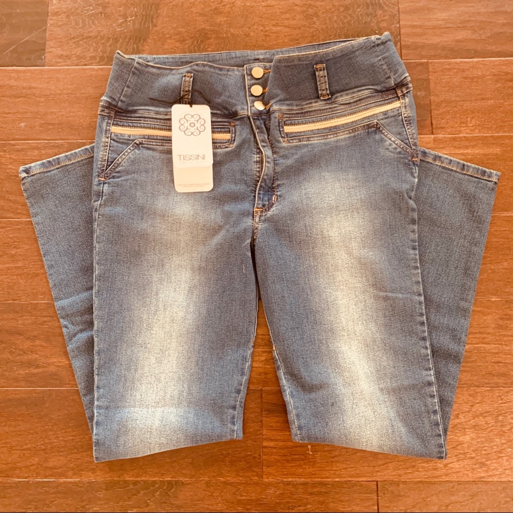Tissini Colombian stretch butt lift jean size 17